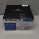 Greadio CD Player Boombox Cassette Player Combo with Bluetooth,AM/FM Radio,Stereo Sound with Remote Control,AUX/USB Drive,Tape Recording,AC/DC Powered,Headphone Jack,LCD Display for Home,Kids,Gift (White)