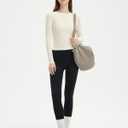 SUUKSESS Women Seamless Workout Long Sleeve Shirts Gym Athletic Running Yoga Tops (XL)