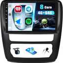 8 Core Qualcomm Android Car Stereo for Chevrolet Traverse LT 2013-2017/Buick Enclave 2013-2017 9 Inch Touch Screen with CarPlay Android Auto 4G+64G Bluetooth Cooling Fan