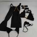 SINROYEE Women Sexy Cosplay Lingeries Anime Maid Dress Halloween Cat Egyptian or Chinaese Classical Cosplay Outfit (2)