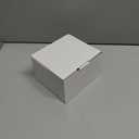 Tealight Candle Holder Set of 2, Red Glass Tealight Holder for Xmas Ornament, Snow Candle Holder Stand for Christmas Table Centerpieces Decoration, Red