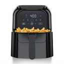 6 Qt. Black Air Fryer with Digital Touch Control