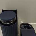 Gardner Pet Automatic Gravity Food Feeder and Water Dispenser, 1.8 Gallons*2 Stainless Steel Two-in-One Set Large Capacity Dispenser for Pets Dogs, Puppies, Kittens (Dark Blue)