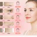 Face Light Therapy Device Facial Massager for Face and Neck, Face culpting Wand with 7 Color, Face and Neck Massager Tool Red-Light-Therapy-for-Face (White)