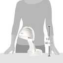 Conair Pro Style Bonnet Hair Dryer, 2 Heat Settings, Adjustable Height, Extra-Large Hood Size, 1875W Pro Style Bonnet Ionic Hair Dryer for Women, White