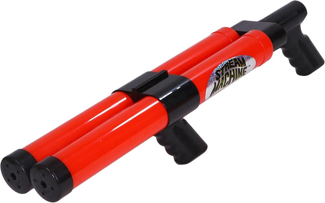 Stream Machine Water Gun Launcher - Double Barrel Water Blaster - Squirt Gun for Outdoor Games - Swimming Pool Toys, 24 inch, Blue