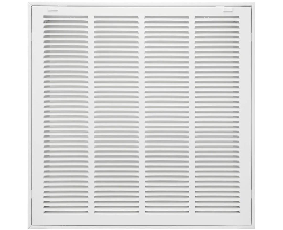 23"W x 23"H [Duct Opening Size] Steel Return Air Filter Grille - Removable Face/Door for 1 inch Filters -HVAC Vent Cover Grill - White