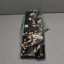 Extra Long Dark Peel and Stick Wallpaper 17.5" x 393"  Vintage Floral Green Leaf Botanical Self-Adhesive Vinyl Contact Paper for Bathroom Bedroom Kitchen Cabinet Drawer Walls PVC DIY Decor (Black/Green/Yellow)