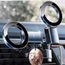LISEN Fits MagSafe Car Mount - Magnetic Phone Holder for Car,Car Accessories for Men Women for iPhone 16 15 14 13 12 Pro Max Plus,Samsung Galaxy, Valentines Gifts for Men Women Him Her,Black