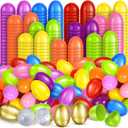 504Pcs Plastic Easter Eggs 2.3",500Pcs Fillable Empty Easter Eggs in 8 Colors with 4Pcs Golden Eggs Bulk for Easter Hunt,Basket Stuffers Filler,Easter Party Favor Decor,Classroom Prize,Surprise Egg