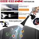 Car Interior Cleaner Auto Detail Tools Car Detailing Kit(Needs Air Compressor) High Pressure Car Cleaning Gun Car Cleaning Kit for Vehicle Upholstery Carpet Seat
