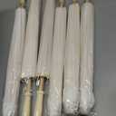 Aodaer 12 Pack 33 Inches Paper Umbrellas for Wedding Chinese Japanese Parasol Paper Decorative Oiled Umbrella DIY Painting Crafts for Bridal Party Decor Photography Props, White