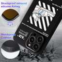 Cool Basketball Sports Sneaker Phone Case for iPhone 16 Case for Boys Men Shockproof Street Designer Aesthetic Compatible with iPhone 16 (White)