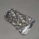 Frcctre 100 Pcs 25mm Rhinestone Crystal Buttons, Clear Tufting Button Upholstery Buttons with Metal Loop Button for Sewing Sofa Bed Headboard DIY Crafts Decorations