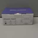 KUNPHY Ultrasonic Retainer Cleaner Machine, 48KHz Professional Sonic Cleaner with Touch Operation, 7.5 Oz Sonic Cleaner Machine for Jewelry, Braces, Mouth Guard, Watch (White)