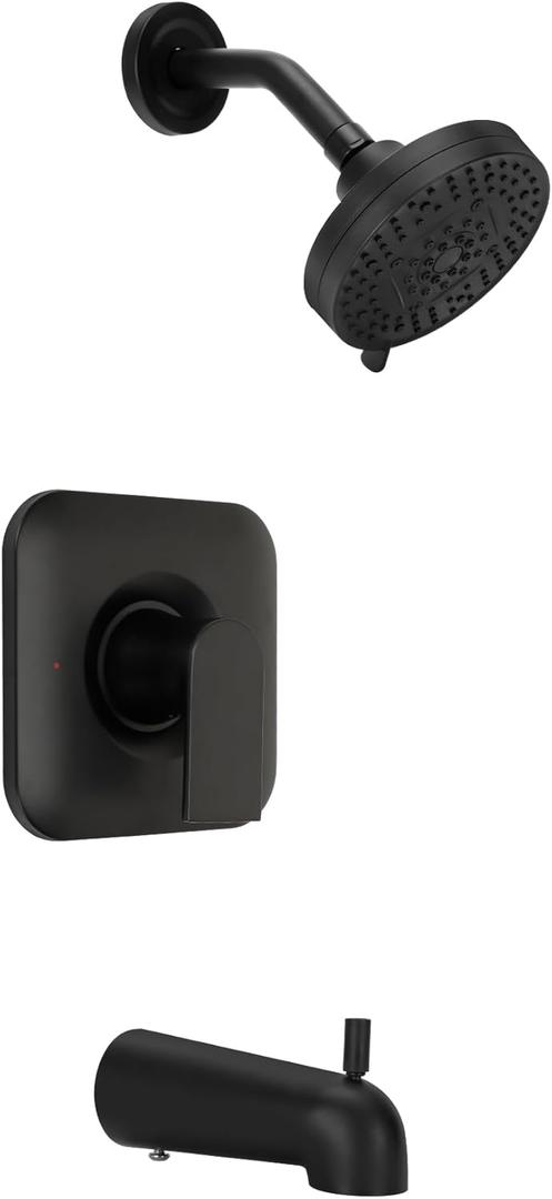 Replacement for moen T2473EPBL Gibson Posi-Temp Valve Trim Kit, Matte Black Shower Trim Kit, Easy to Install (2510 Valve Required)