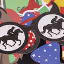 55PCS Kentucky Party Derby Day Photo Booth Props Supplies Horse Racing Decorations
