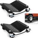 3000 lbs Moving Vehicle Dolly, Car Wheel Dollies Vehicle Dollies Set of 2 Piece, Heavy-Duty Car Tire Stakes Cart Moving Cars, Trucks, Trailers