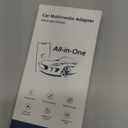 3-in-1 Wireless CarPlay Adapter 2026, Android Auto & Car Play Converter with HDMI Input for Fire TV Stick, Screen Mirroring & Streaming for Netflix/YouTube, Metal&Glass Case, Fit for 2016+ Cars -Grey