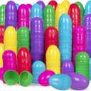 Giraffe 150 Pack Fillable Easter Eggs Bulk Multi Color Empty Plastic Eggs for Kids - Easter Basket Stuffers for Kids Egg Hunt Prizes Party Favors Classroom Prizes Treasure Box Toys