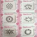 Sindoori Traditional Collection Assorted Design Maroon Colour Bindi for Womens, Girls - 12 Flaps