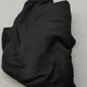 Peomeise 4FT Spandex Table Cover Rectangular Stretch Spandex Tablecloth (Black,4FT)
