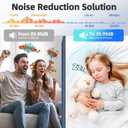 4 Pack High Density Large Acoustic Panel Sound Absorbing with Self-Adhesive 47.2*23.6in