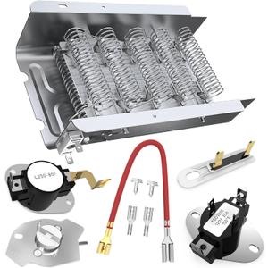 UPGRADE 279838 Dryer Heating Element for Whirlpool Wed4815ew1 Maytag Centennial Medc215ew1 Kenmore 70 80 Series Model 110 Amana Ned4655ew1 Roper Admiral, Replaces W10724237 2406026 3403585 3398064