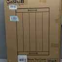 GASHELL Noodle Board Stove Cover with Handles, Multiple Stove Top Cover Board for Electric/Gas Stove Top(Black), GSC-2212