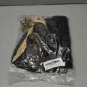 Women 2Pcs Lingerie Set Lace See-Through Sleeveless Camisoles High Waist Long Skirts with Chain Sleepwear (Black, M)