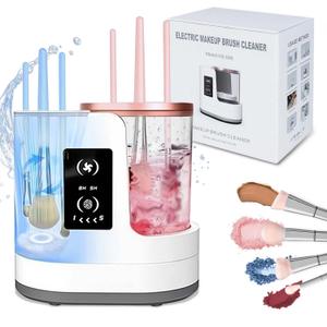 3-in-1 Electric Makeup Brush Cleaner & Dryer Machine - Portable Automatic USB Powered Tool - Fits All Brushes (Contour, Eyeshadow, Blush, Foundation) - Time-Saving Beauty Accessors