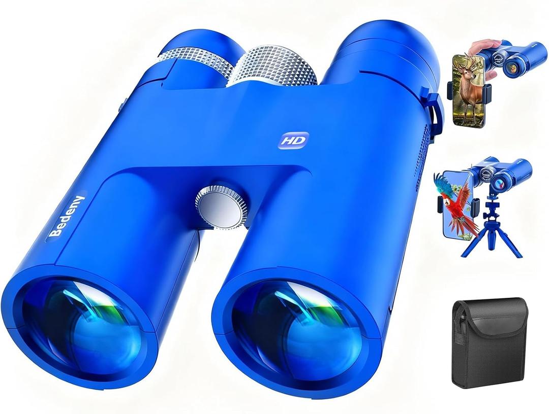 Waterproof Binocular with BaK4 prisms for Bird Watching,Blue