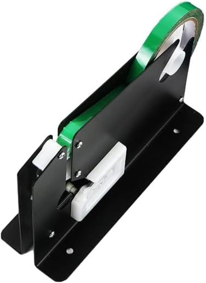 Poly Bag Tape Machine with Tape, Bag Sealer, Steel Tape Bag Sealer, Ground Meat Packaging System: 1/2" Wide, Black