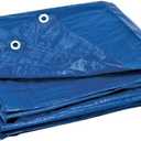 Tarp, 4 MIL Weather Resistant, 5.5 Feet X 7.5 Feet, Blue, Light Duty