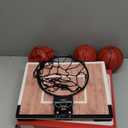 Indoor Basketball Hoop for Kids, Mini Basketball Hoops Over The Door and Wall Mount with Wooden Backboard, 3 Balls and Pump, Idea Toys Gifts for Kids and Adult