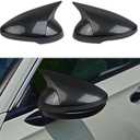 Fewshaw Carbon Fiber Style Side Rearview Mirror Guard Cover Molding Trim for 2023-2025 Acura Integra (mirror cover)