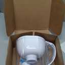 Brita Large Water Filter Pitcher for Tap and Drinking Water, Includes 1 Standard Filter, BPA-Free, Lasts Two Months, 10-Cup Capacity, Bright White