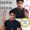 Twist It Up Comb (Red Desires) - Alternative to Hair Sponges, Creates Curls and Twists for Black Men, Tennis Racket Design
