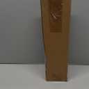 SOMINS 1 Inch Curtain Rods for Windows 66 to 120, Outdoor Heavy Duty Adjustable Curtain Rod, Indoor Modern Drapery Pole, Black, 66-120"