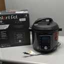 Instant Pot Pro 10-in-1 Pressure Cooker, Slow Cooker, Rice/ Grain Cooker, Steamer, Sauté, Sous Vide, Yogurt Maker, Sterilizer, and Warmer, Includes App With Over 800 Recipes, Black, 6 Quart