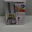 Hamilton Beach Food Processor & Vegetable Chopper for Slicing, Shredding, Mincing, and Puree, 10 Cups - Spiralizing, Silver