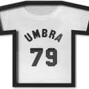 Umbra T-Frame, Unique T-Shirt Display Case to Showcase Youth Sized T-Shirts (Small to Large), Black