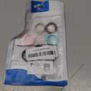 10 Pack Ring Cover Compatible with Oura Ring Gen 4/4 Ceramic, Oura Ring Gen 3 Horizon/Heritage, Surport Charging with Cover on, Anti-Scratch Elastic Silicone Ring Protector for Men Women Working Out (2Clear+8 other colors)