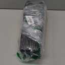 RunNico 50pcs Plastic Deep Plant Nursery Pots, 9.8Tall Tree Pots,Black Deep Seedling Container Pots with Drainage Holes for Indoor Outdoor Gardening (4.7" Wx9.8 H)