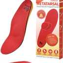Metatarsalgia Insoles for Ball of Foot Pain,Morton's Neuroma,Arch Supports Insoles,Orthotic Insoles,Men Women Shoe Insert for Metatarsal,Foot Pain Relief
