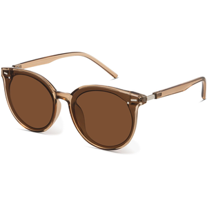 Livho Polarized Sunglasses, Retro & Oversized Shades for Women with Round Lenses