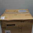 Bar Stools Set of 2, Counter Height Swivel Bar Chair with High Backrest, 24" Round Seat Barstools for Kitchen Island, Pub, Metal Base, Upholstered PU Leather Dining Chairs Grey