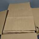 BagDream Large Paper Grocery Bags 12x7x14 Inches 100Pcs - Kraft Brown Shopping Bags With Handles, Heavy Duty Barrel Sack, Recycled Takeout Retail Paper Gift Bags Bulk