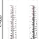 7'' Capacity Rain Gauge Replacement Tube Glass, 2 Pcs Replacement Rain Gauge Tube for Garden Yard Outdoor