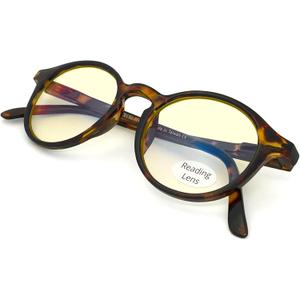 J+S Blue Light Reading Glasses for Women Men | 3 in 1 Readers Block Harmful Blue-Light 100% UVA UVB |3.0+ Diopter